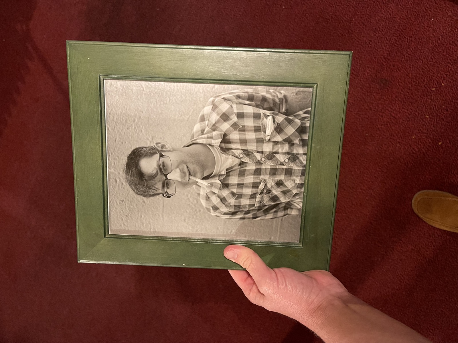 8x10 framed silver print