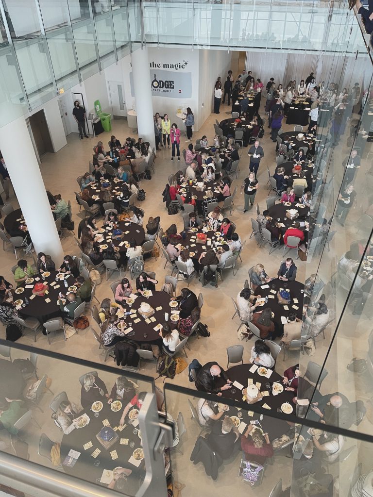 Tastemaker attendees having lunch